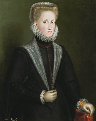 Anna von Österreich, Königin von Spanien (1549-80), Ehefrau von Philipp II. von Spanien (1527-98), um 1573 von Sofonisba Anguissola